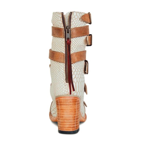Freebird | White Snake Bond Bootie - Picture 3 of 6